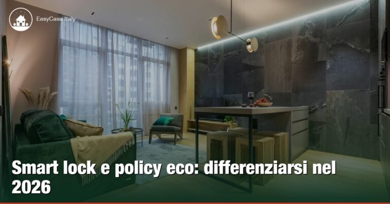 Smart lock e policy eco: differenziarsi nel 2026
